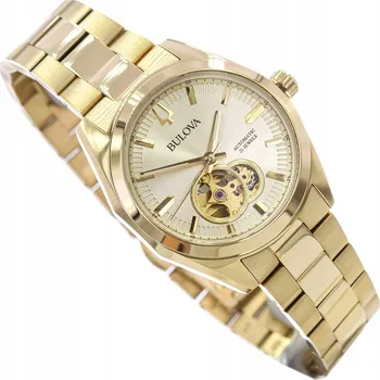 Hodinky Dámské hodinky Bulova 97A182 zlaté
