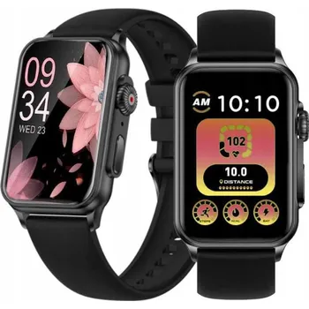 Hodinky Chytré Hodinky RUBICON RNCF06/ S- BLACK černé