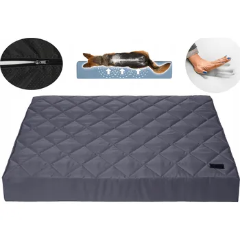 Pelíšek pro psa Salla matrace pro psa šedá 70 cm x 50 cm