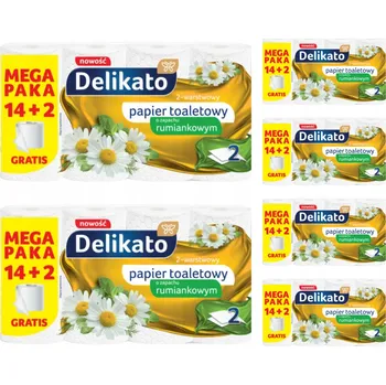 Toaletní papíry Delikato Toaletní papír s vůní heřmánku 16 kusů