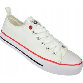 Dámské tenisky American Club pánské tenisky šněrovací bílé velikost 44