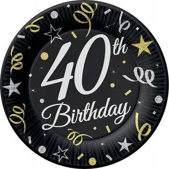 Talíř Talířky GoDan NAROZENINY 18 cm 6 ks