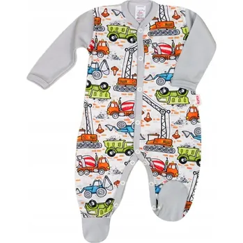 Kojenecký overall OVERAL overal z ORGANICKÉ BAVLNY GOTS s bagry, vel. 80 KLEKLE