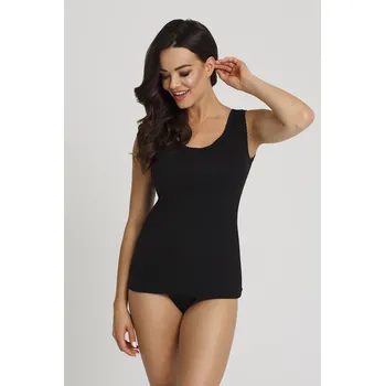 Podprsenka Tričko široká ramínka S černá