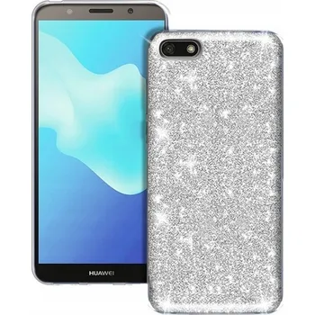 Pouzdro na mobilní telefon Zadní Kryt O88 pro Huawei Y5 2018 stříbrný