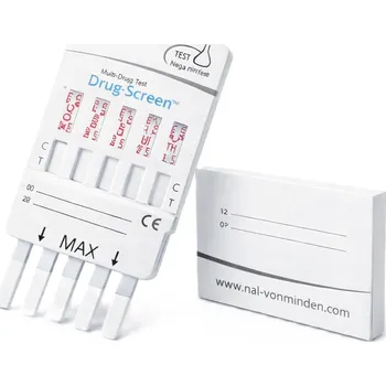 Diagnostický test 10v1 Multidrogový test z moči – ponorný panel – 1ks