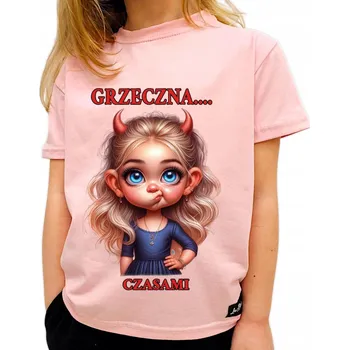 La Binia Tričko fialové s potiskem dívka hodná 122