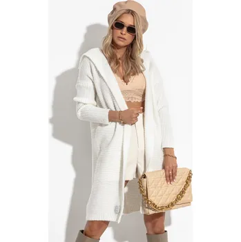 Dámský svetr TopMode Dámský kardigan s vlnou 861678