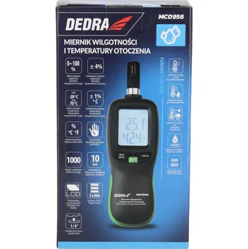 DEDRA-EXIM Měřič vlhkosti a teploty okolí DEDRA MC0956