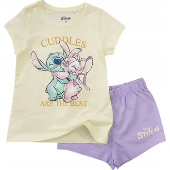 Dívčí pyžamo LILO A STITCH Dívčí pyžamo KRÁTKÝ RUKÁV ŠORTKY 116