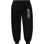 LAVECCHIA teplákové kalhoty pánské LV-2020 nadměrná velikost černá 8XL