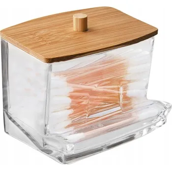 Organizér na kosmetiku Nádoba na vatové tyčinky, organizér do koupelny na vatové tampony