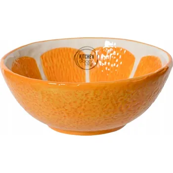 MISKA Mísa POMERANČ porcelánová dekorativní JARO 15x6cm