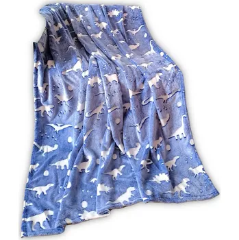 Prostěradlo Přikrývka Łóżkoholicy z mikrovlákna 150 cm x 200 cm bílá