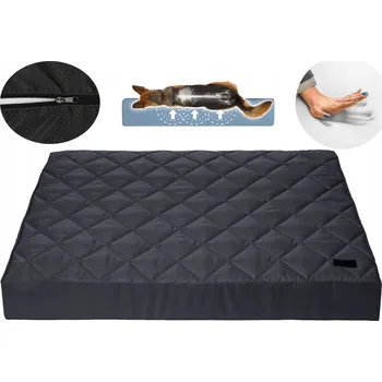 Pelíšek pro psa Salla matrace pro psa šedá 70 cm x 50 cm