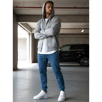 Pánská móda Modré pánské tepláky UX3370 Velikost: XL