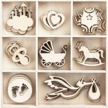 Obraz Dřevěné tvary miminko cdCraft 40 ks