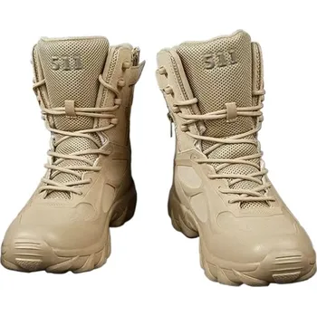 Pracovní oblečení KOŽENÉ TAKTICKÉ VODĚODOLNÉ TREKOVÉ BOTY VOJENSKÉ