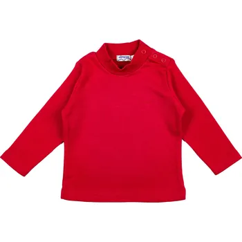 Dámská halenka Dětská červená halenka s dlouhým rukávem Olimpias, vel.