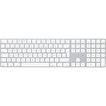 Klávesnice KLÁVESNICE NĚMECKÁ APPLE KEYBOARD WITH NUMERIC KEYPAD BÍLÁ
