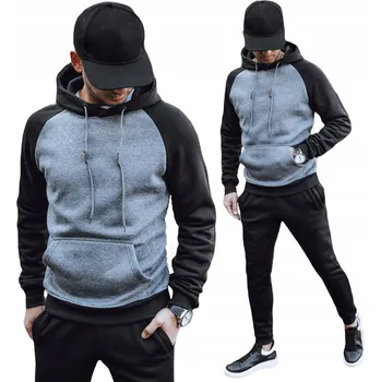 Pánská mikina PÁNSKÁ MIKINA KLOKANKA S KAPUCÍ vel. M