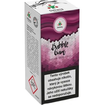 vaporizér Liquid Dekang Menthol Bubble Gum 10ml - 18mg (Mentolová žvýkačka)