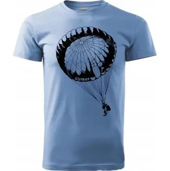Pánská móda Tričko STRIKER Parašutista Barva: bílá, velikost: S