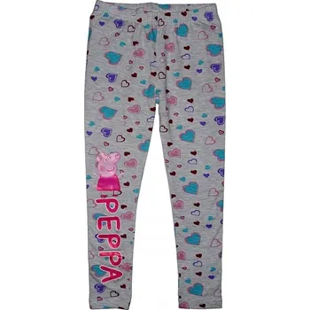 Dívčí legíny EplusM dětské legíny dlouhé klasické bavlna šedé velikost 98