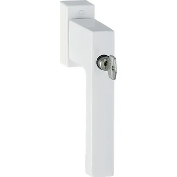 HOPPE Okenní klika TOULON - uzamykatelná, 7x32, hliník bílá RAL 9016