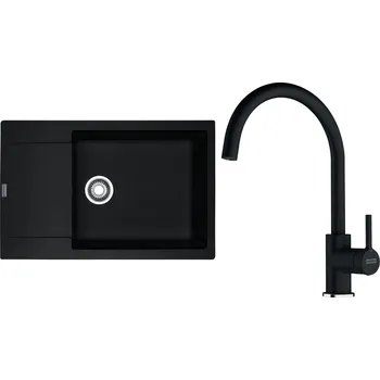 Franke dřez MRG 611-78 BB + FC 6018 Barva: Černá metalická, Označení: Onyx