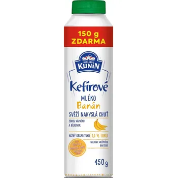 Mlékárna Kunín Kefírové mléko banán