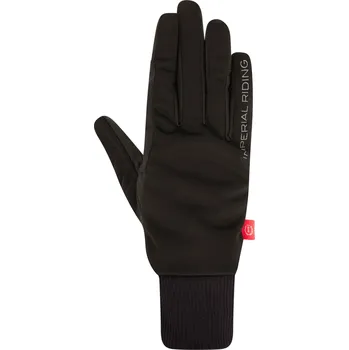Jezdecké rukavice Imperial Riding Rukavice Hide & Shine Imperial Riding, zimní, černé XL