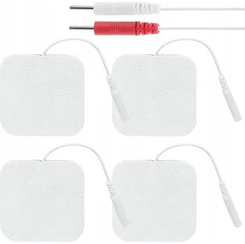 4x ELEKTRODY PRO ELEKTROSTIMULÁTORY TENS/EMS, GELOVÉ PODLOŽKY