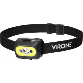 Čelovka LED Čelovka Čelovka LED COB Dobíjecí s Senzorem Pohybu Černá