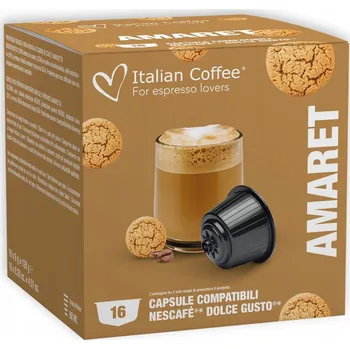 Kapsle do Dolce Gusto Italian Coffee Amaretto 16 ks