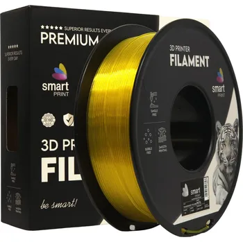 Filament Smart Print Filament PETG transparentní žlutá 1.75mm 1kg