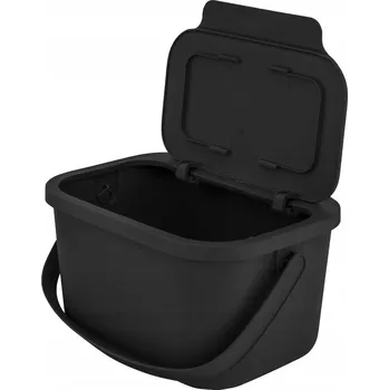 Odpadkový koš Odpadkový koš nádoba na bio odpad pro třídění Altom černý 4,5 l
