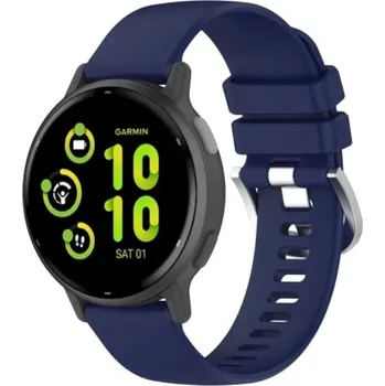 Řemínek na hodinky Řemínek pro Garmin Vivoactive 5, tmavě modrý