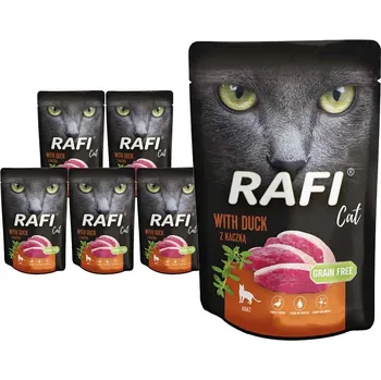Krmivo pro kočku Dolina Noteci Rafi mokré krmivo pro kočky s kachnou 100 g bez obilovin