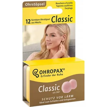 Špunty do uší, protihlukové zátkové chrániče sluchu Classic