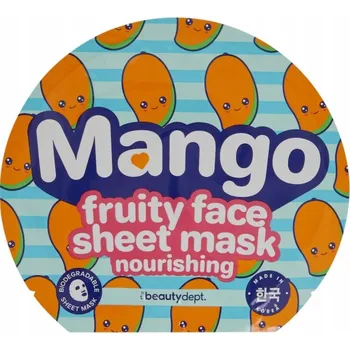 Pleťová maska Korejská pleťová maska The Beauty Dept. hydratační mango