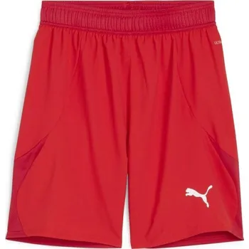 Pánské kraťasy Pánské fotbalové šortky Puma TEAMFINAL SHORTS XL Červená, Bílá