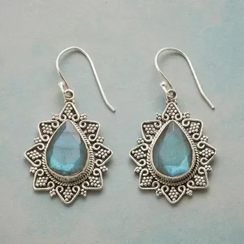 Náušnice Elegantní visací zelené vintage náušnice | náušnice, šperk - Styl-49