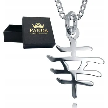 Přívěsek Stříbrný Přívěsek Japonský přívěsek Znamení štěstí Stříbro 925 Dárek