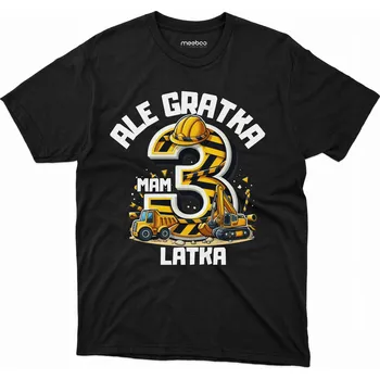 Chlapecké tričko Meeboo dětské tričko černé bavlna velikost 98