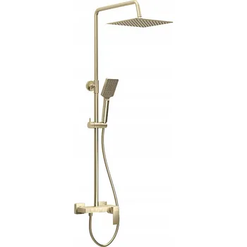 Sprchový set Valvex ARS sprchový set nástěnný s hlavovou sprchou, kartáčované zlato