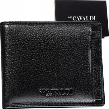 Peněženka Pouzdro na karty 4U Cavaldi , pravá kůže, černé - muž