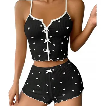 Podprsenka SNM dámské pyžamo polyester P149 czarny univerzální velikost