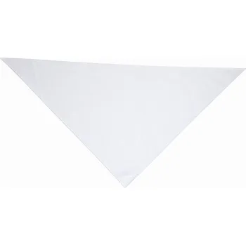 Šátek Bílý trojcípý šátek e-bavlna 100×70 cm | Pro školy, poutě