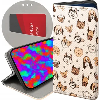 Pouzdro na mobilní telefon Flipové pouzdro Hello Case pro Xiaomi Redmi Note 13 5G béžové